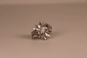 105 10076 Fancy Estate Ring 4.08 Tdw