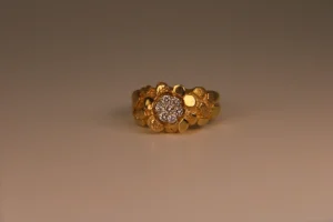 190 10022 Nugget Dia Gents Ring