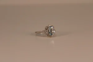190 10078 Auqa & Dia Ring