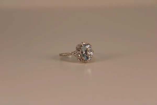 190 10078 Auqa & Dia Ring