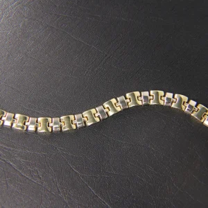 325 10028 2 Tone Link Bracelet