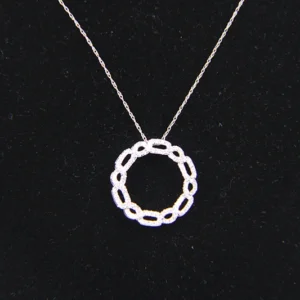 555 10003 Braided Circle Pendant