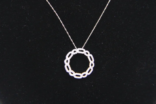 555 10003 Braided Circle Pendant