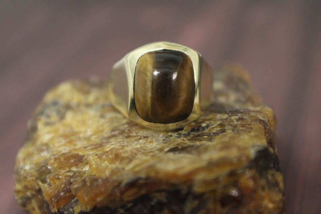 8KY Tiger Eye Ring