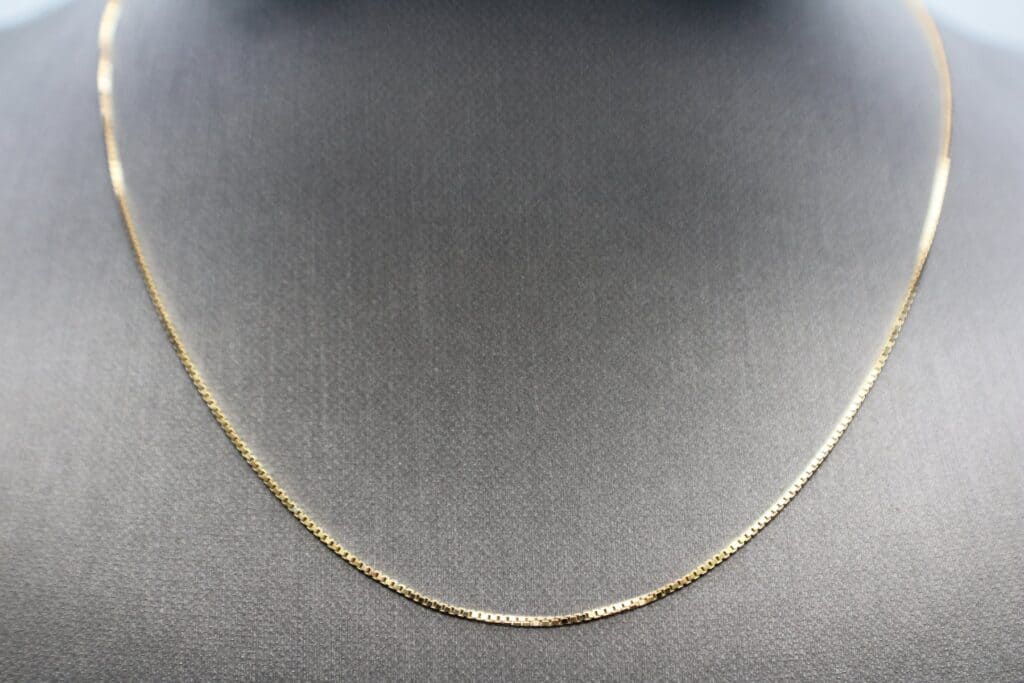 14KY Box Chain 16"