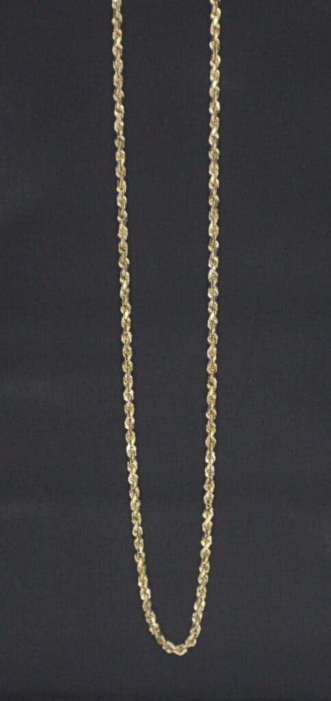 14KY Rope Chain 24"