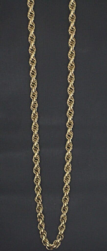 14KY Rope Chain 24"