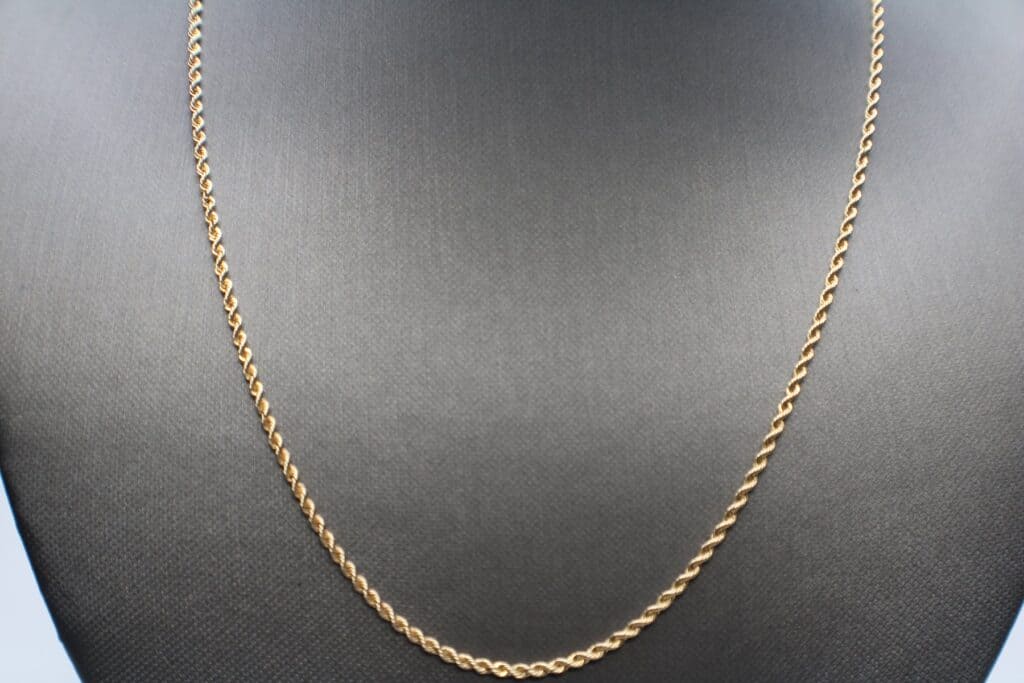 14KY Rope Chain 18"