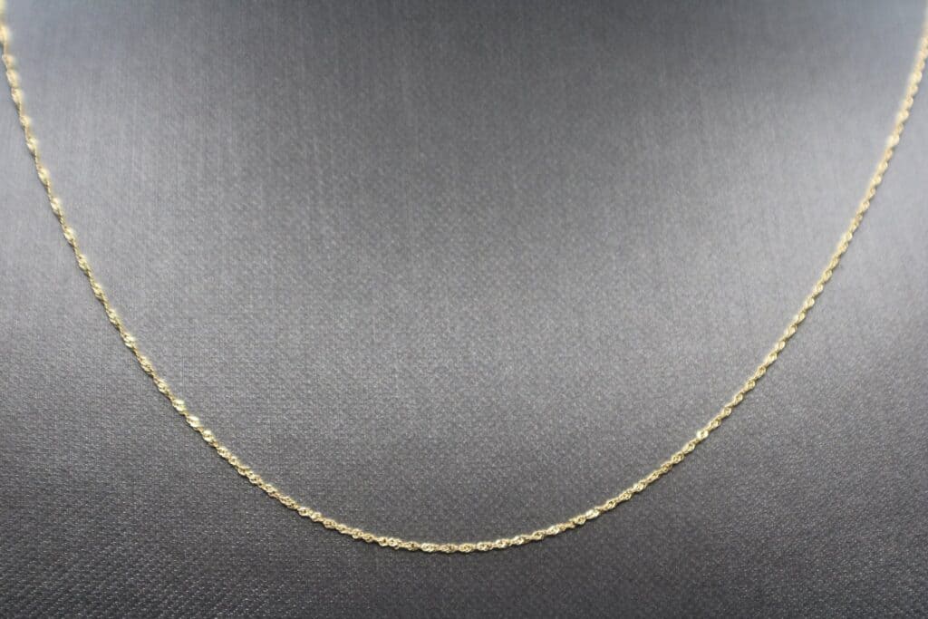 14KY Twisted Curb Chain 24"