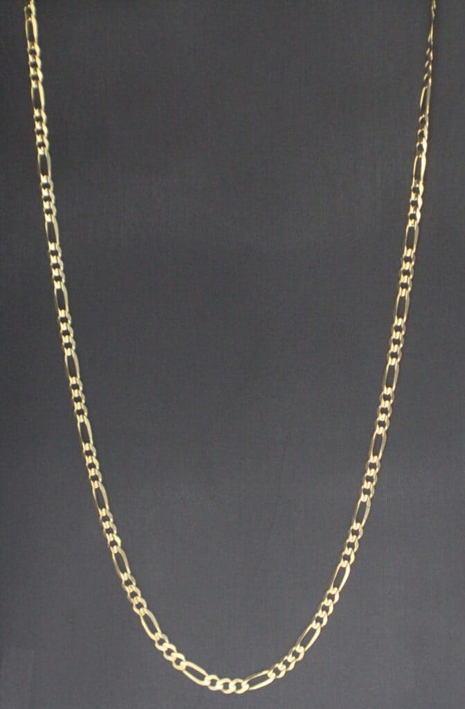 14KY Figaro Chain 20"