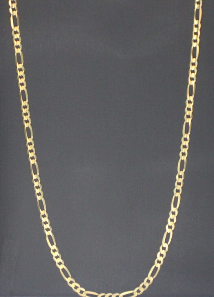 10KY Figaro Necklace 18"