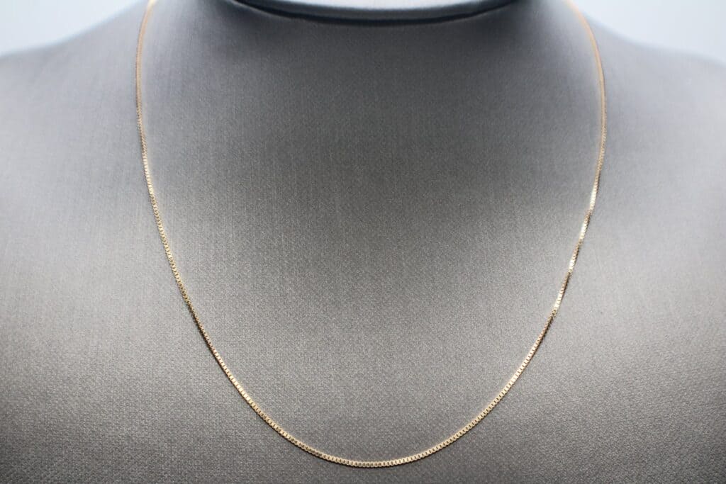 14KY Box Chain 16"