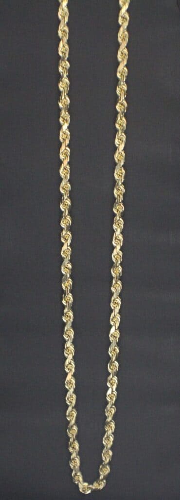 14KY Rope Chain 24"
