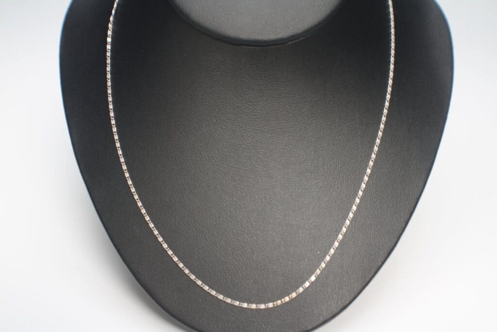 14KW 1mm Designer Link Chain 16"